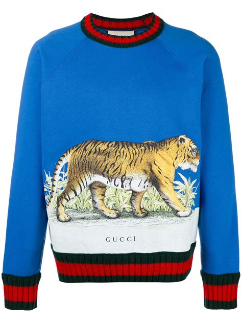 green gucci tiger sweater|gucci tiger button up.